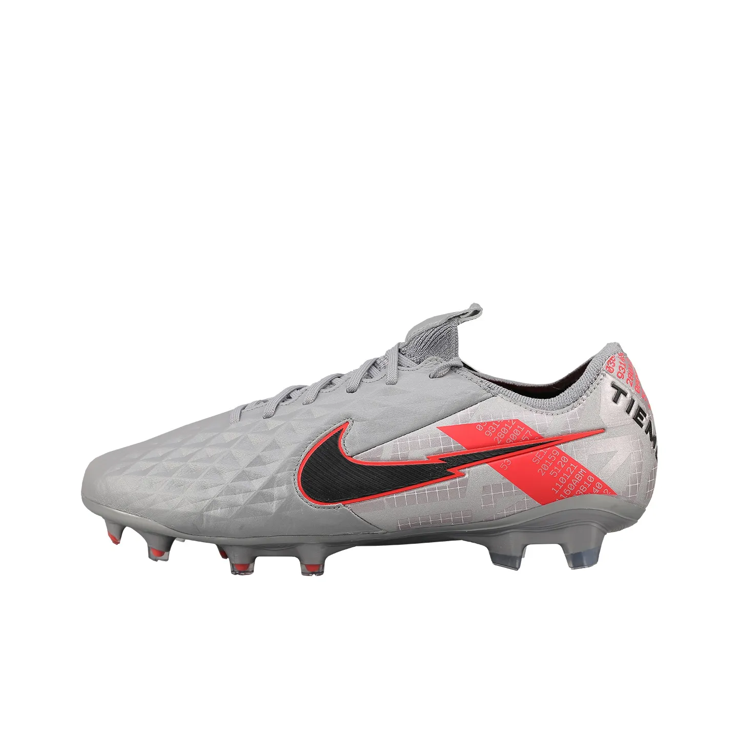 Nike Tiempo Legend 8 Elite Fg 'Metallic Grey Crimson'