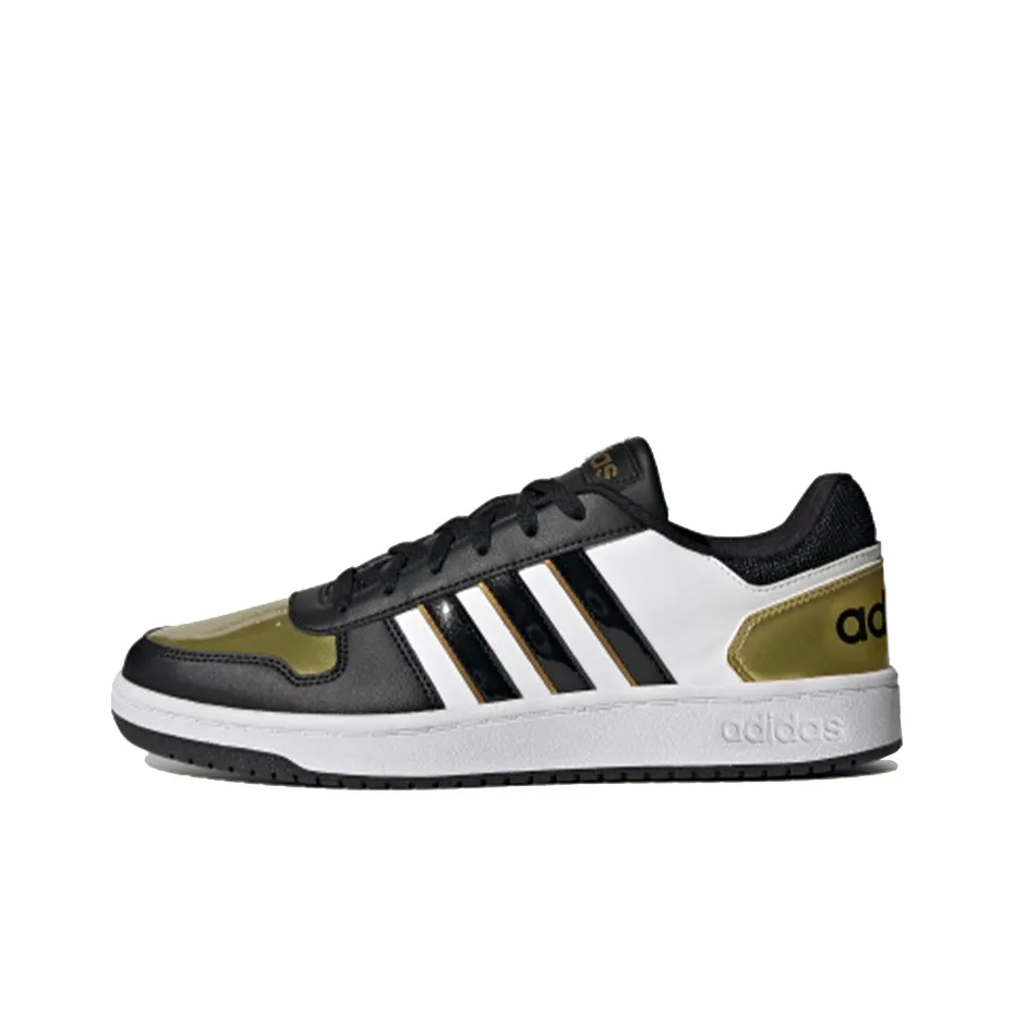 Adidas Hoops 2.0 'Black Gold White'