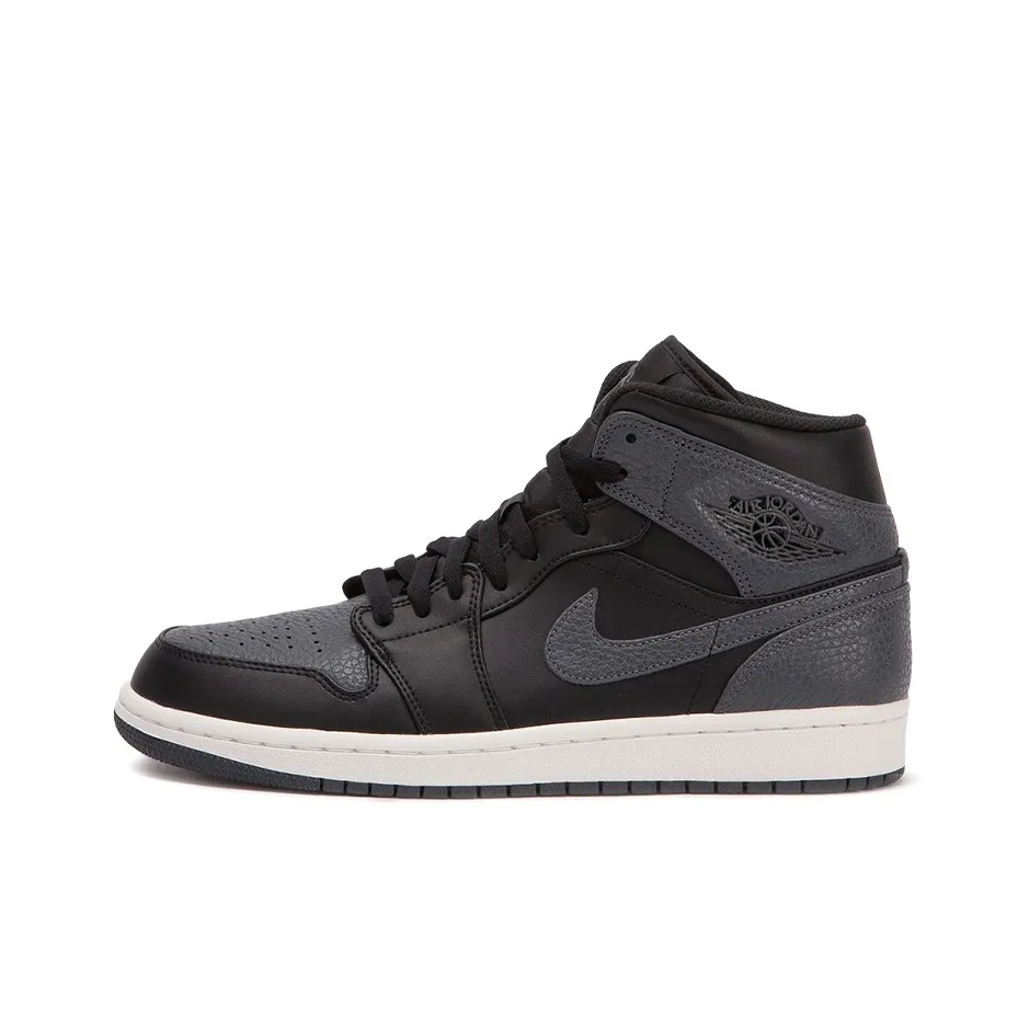 Jordan 1 Retro Mid Black Dark Grey