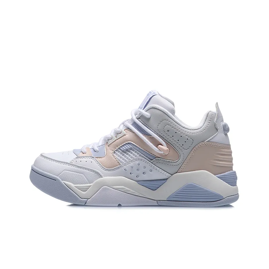 LINING Винтажные баскетбольные кроссовки с низким верхом, женские