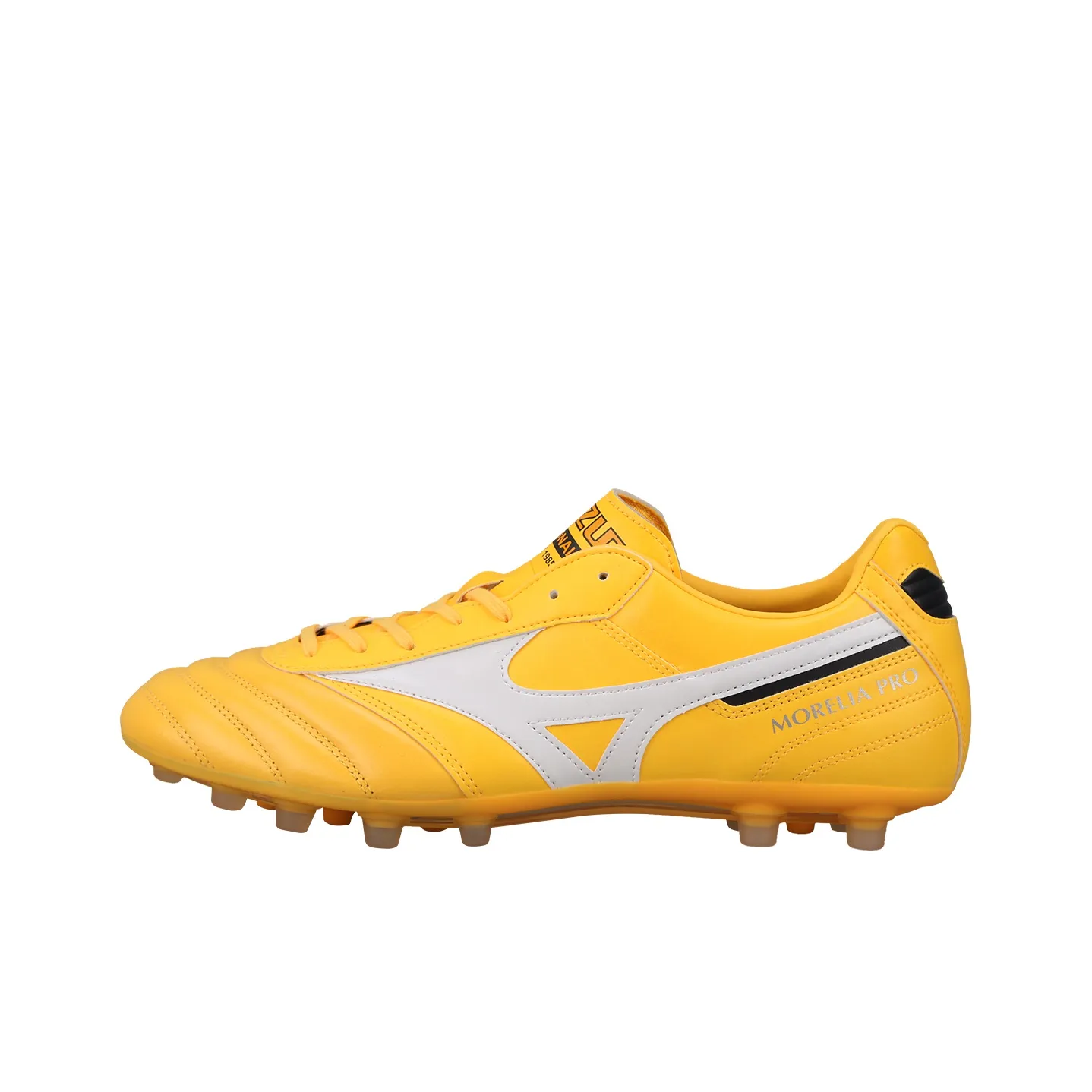 Mizuno Pro AG Artificial Grass Artificial Studs Амортизация Футбольные бутсы Мужские Желтый Белый
