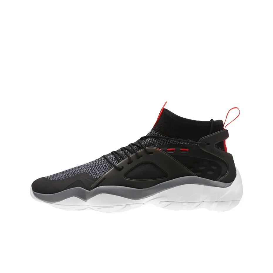 Reebok DMX Fusion Advance Амортизация MID Топ Винтажные баскетбольные кроссовки Унисекс Черный