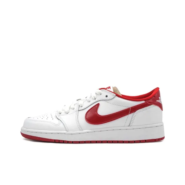 Air Jordan 1 Retro Low 'White Varsity Red' Gs