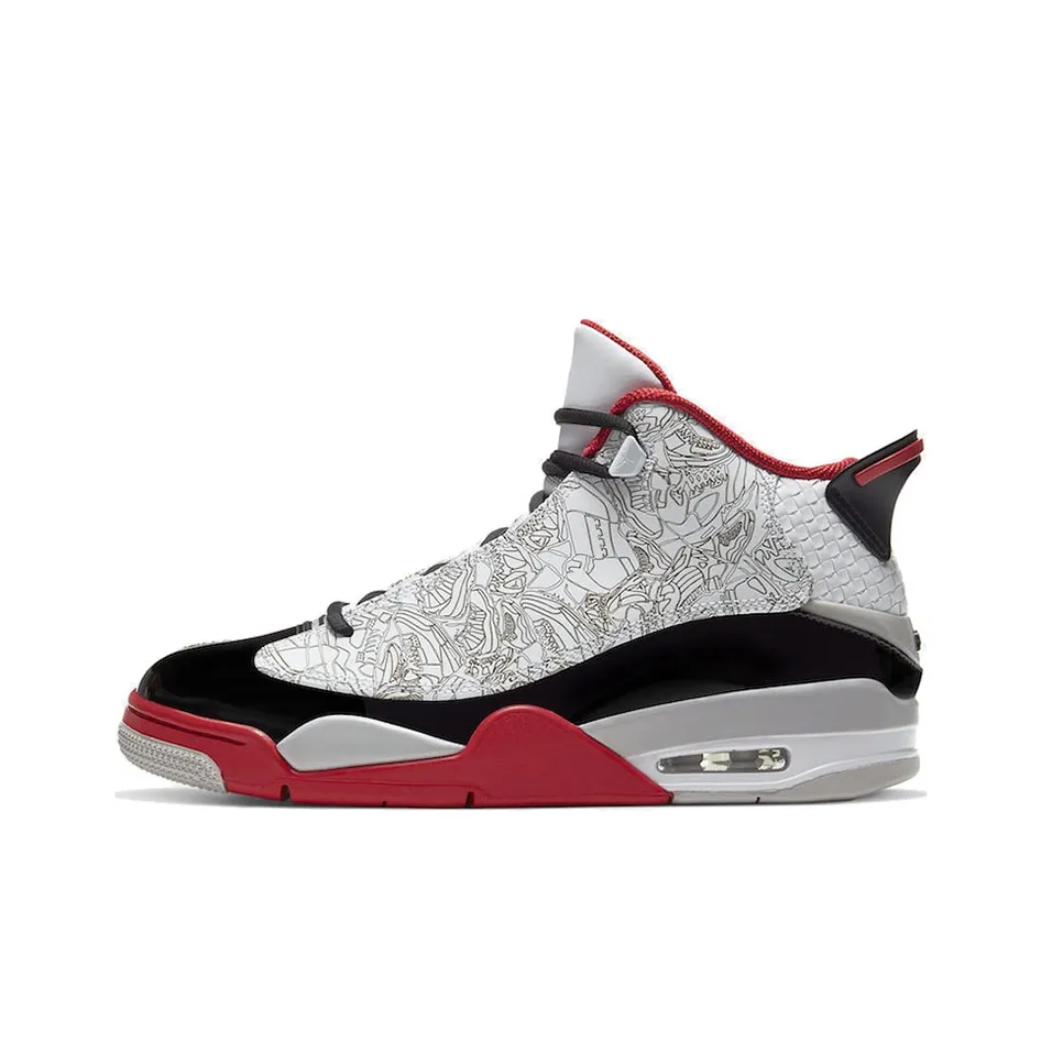 JORDAN Dub Zero White Varsity Red