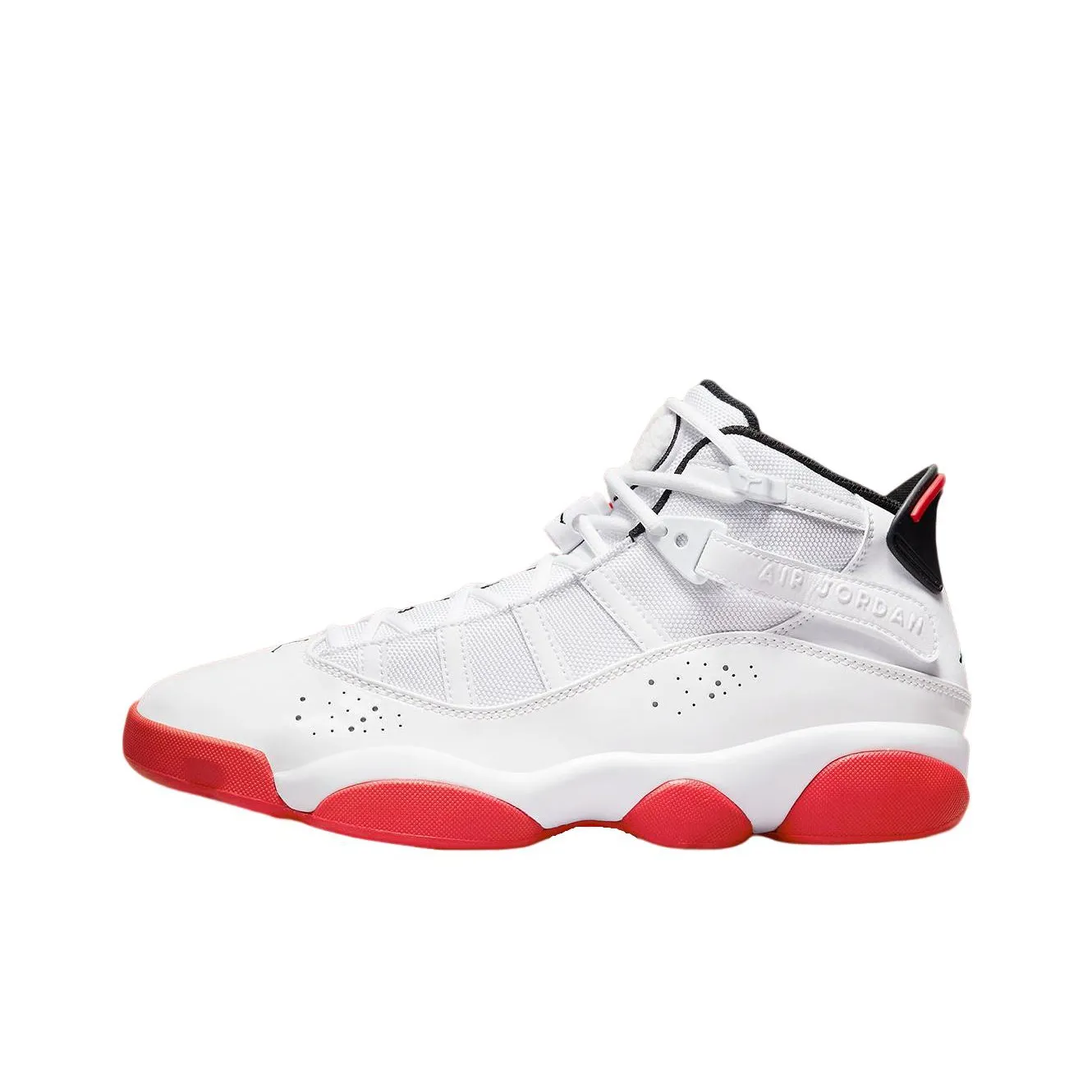 Jordan 6 Rings White University Red Black