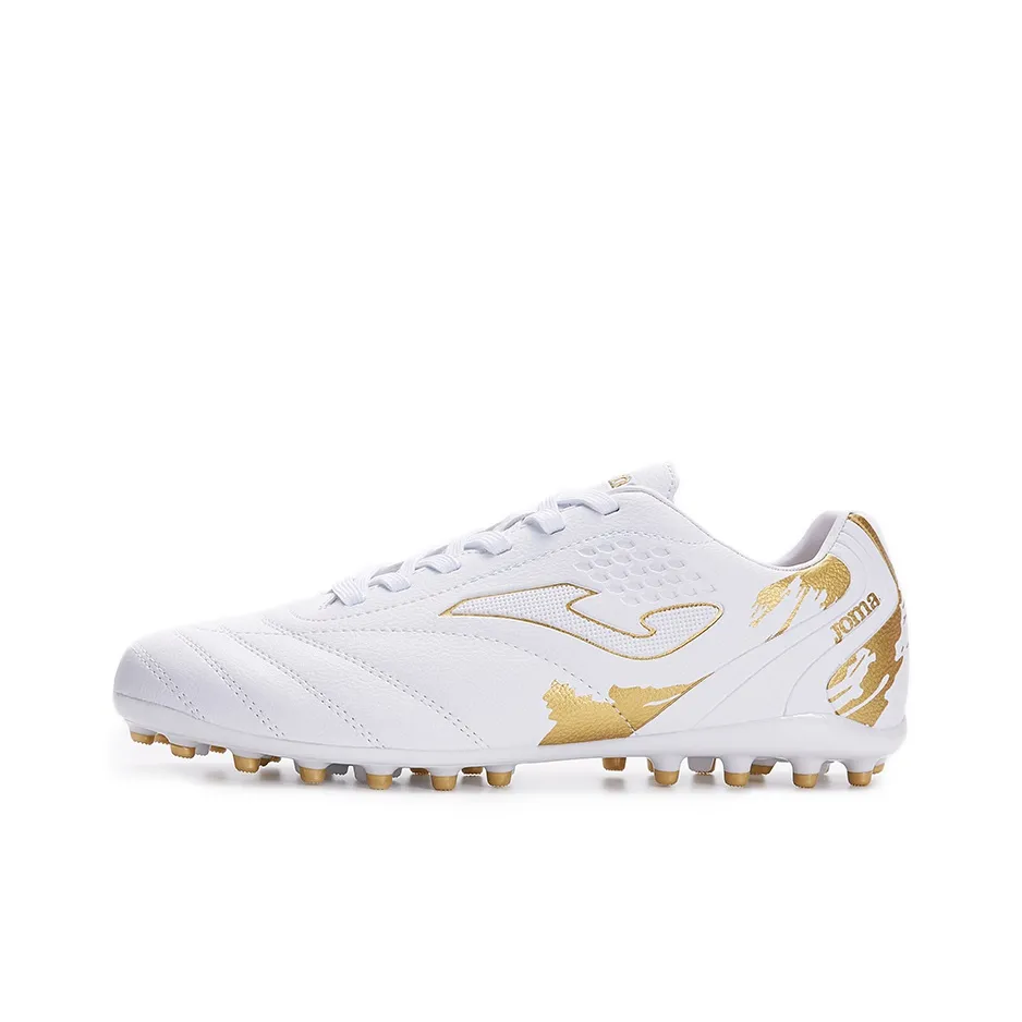 Joma Soccer Shoes Men Low-Top White Gold