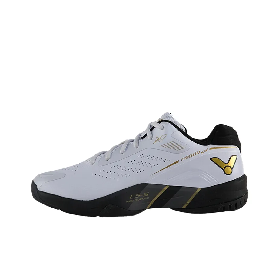 VICTOR Амортизация Противоскользящий Устойчивый к истиранию Дышащий Низкая поддержка Бадминтон Обувь для бадминтона унисекс Белый Черный