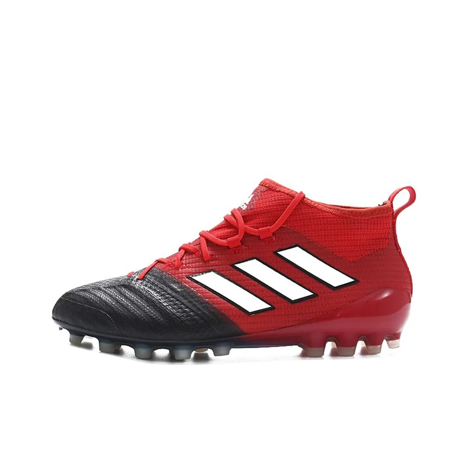 Adidas Ace 17.1 Primeknit Soccer Shoes Unisex Low Top Red/Black