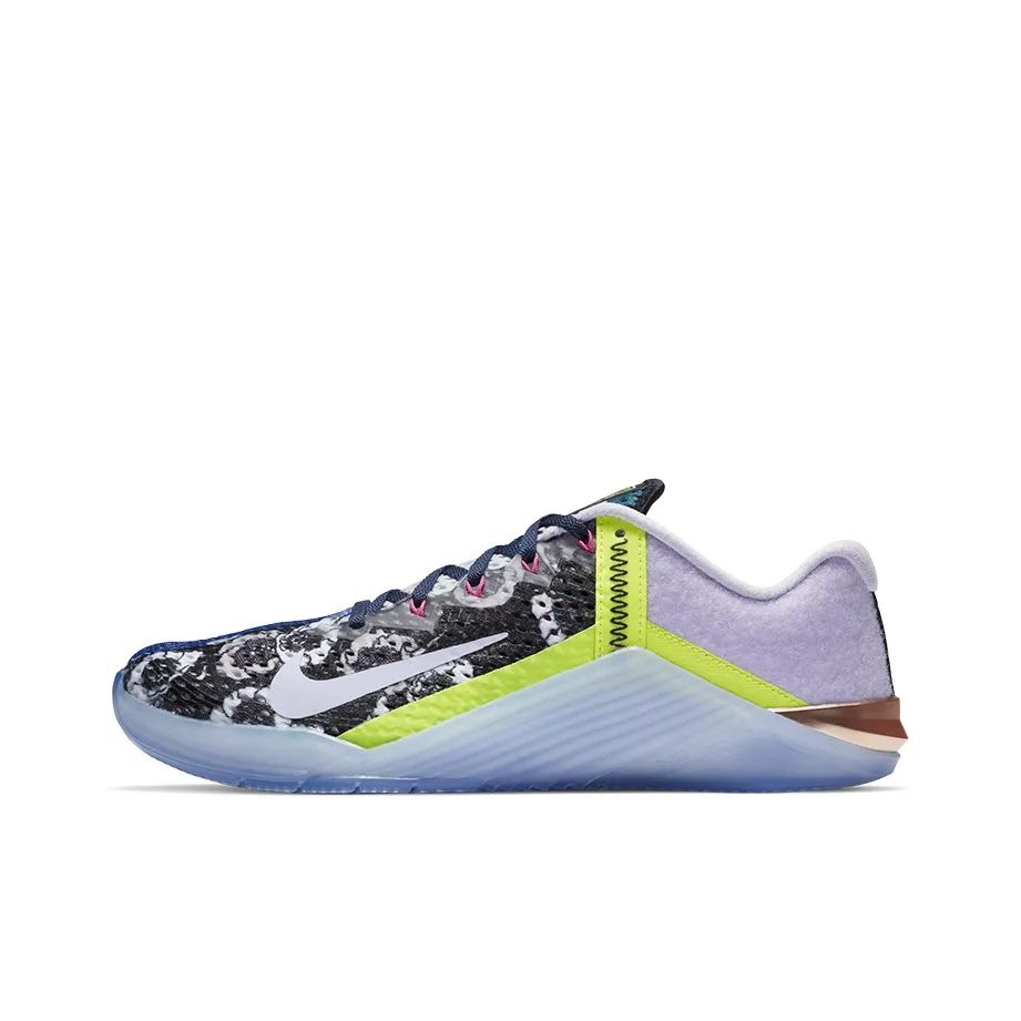 Nike Metcon 6 X Амортизация и Дышащий Низкий Топ Кроссовки для тренировок Унисекс Многоцветные