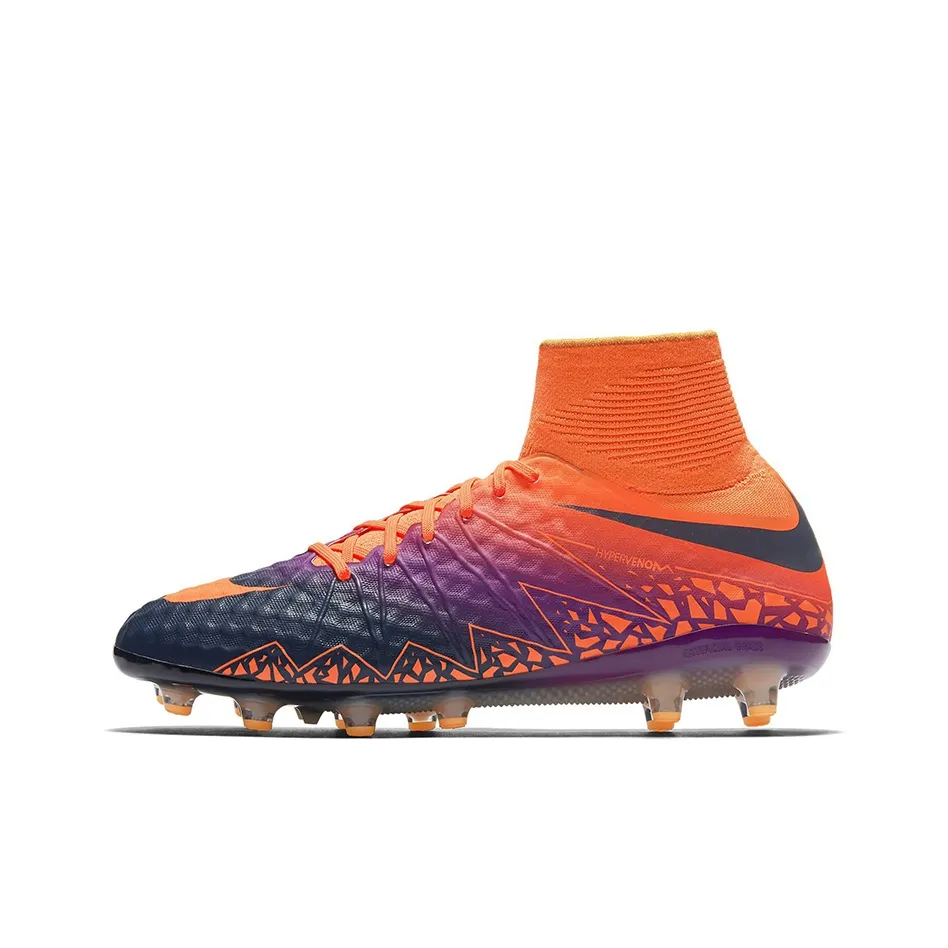 Nike Hypervenom Phantom 2 AG Pro Soccer Shoes Men's Low Top Oranges/Purple