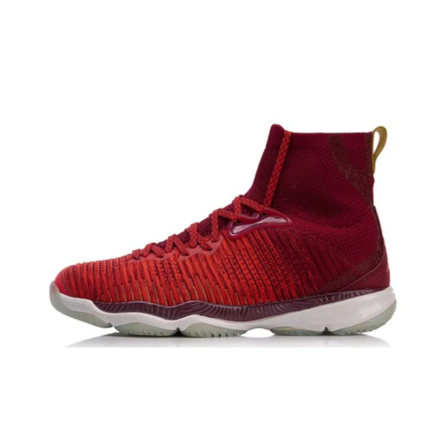 LINING Ranger II Chameleon 2 Амортизаторы Oтскок Высокая Обувь для Бадминтона Унисекс LINING Красный