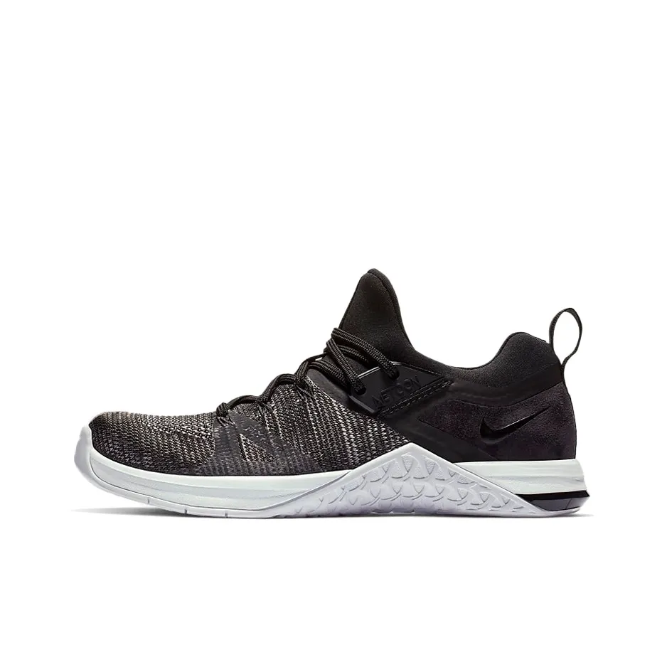 Nike Metcon Flyknit 3 Black Matte Silver Women's