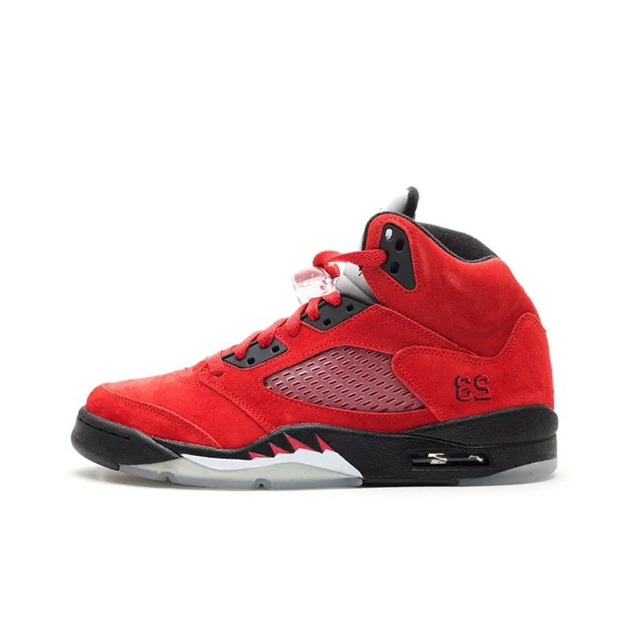 Jordan 5 Retro Dmp Raging Bull Red Suede