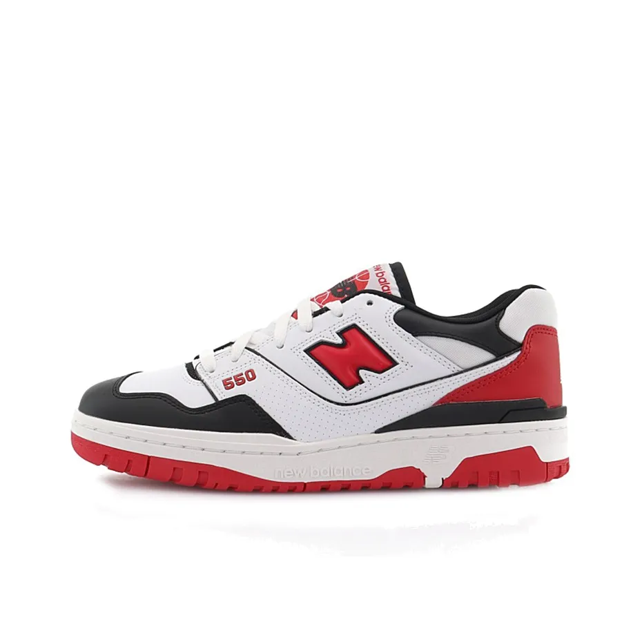 New Balance 550 White Red Black
