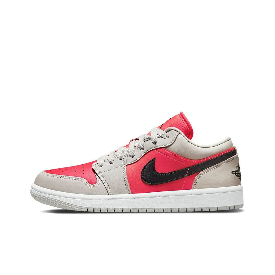 Jordan 1 Retro Low Light Iron Ore Siren Red Women's