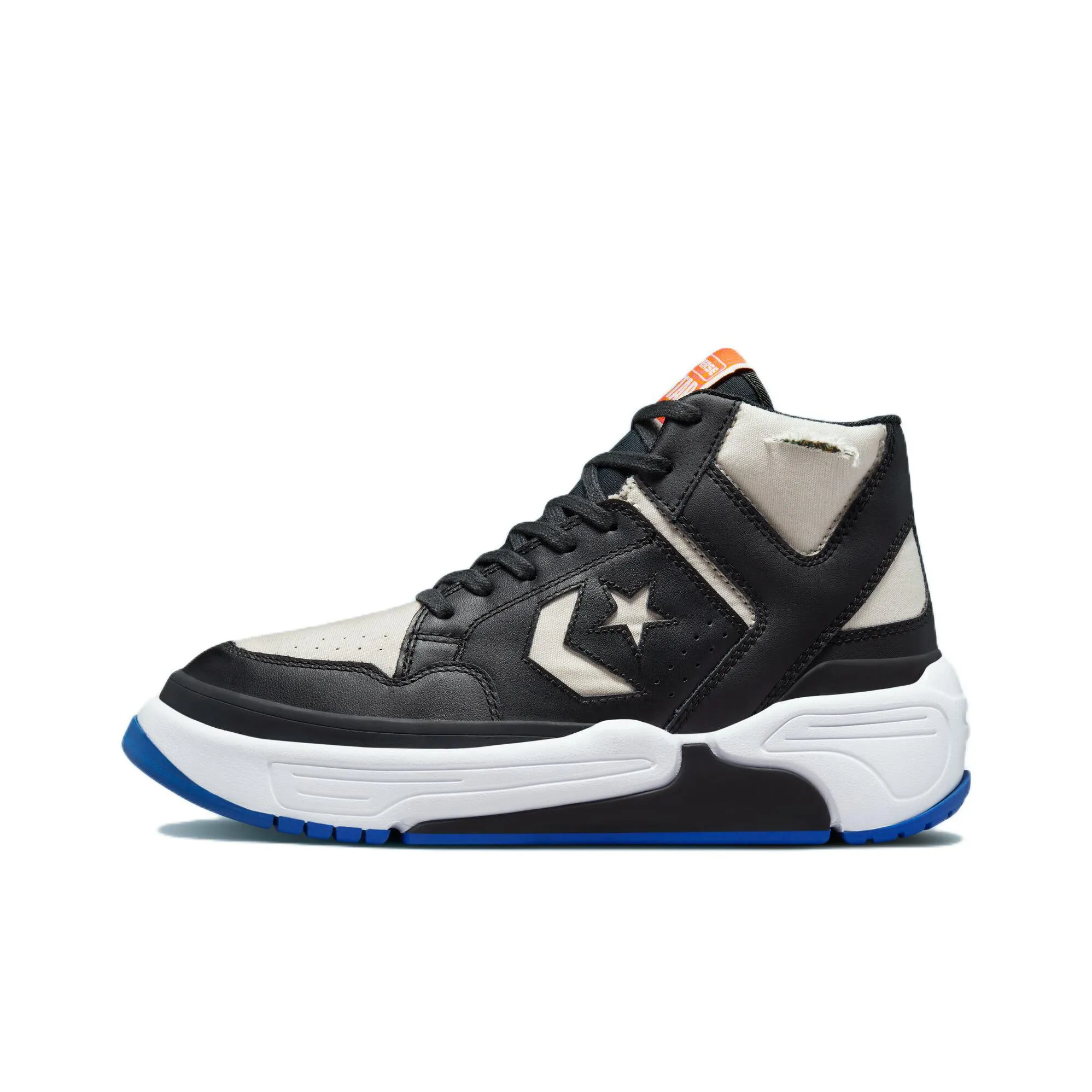 Converse Weapon Cx Mid Tear Away Black Black Light Bone Blue