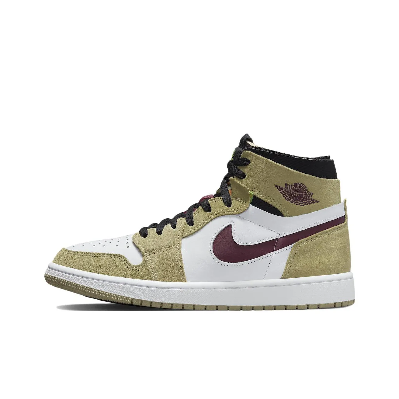 Air Jordan 1 Zoom Comfort 'Neutral Olive Cherrywood'