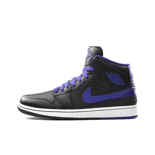 Jordan Air Jordan 1 Retro 86 High Top Винтажные баскетбольные кроссовки Мужские Синий Черный