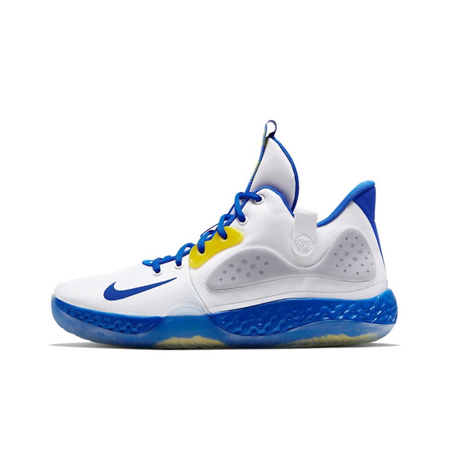 kd shoes yellow and blue