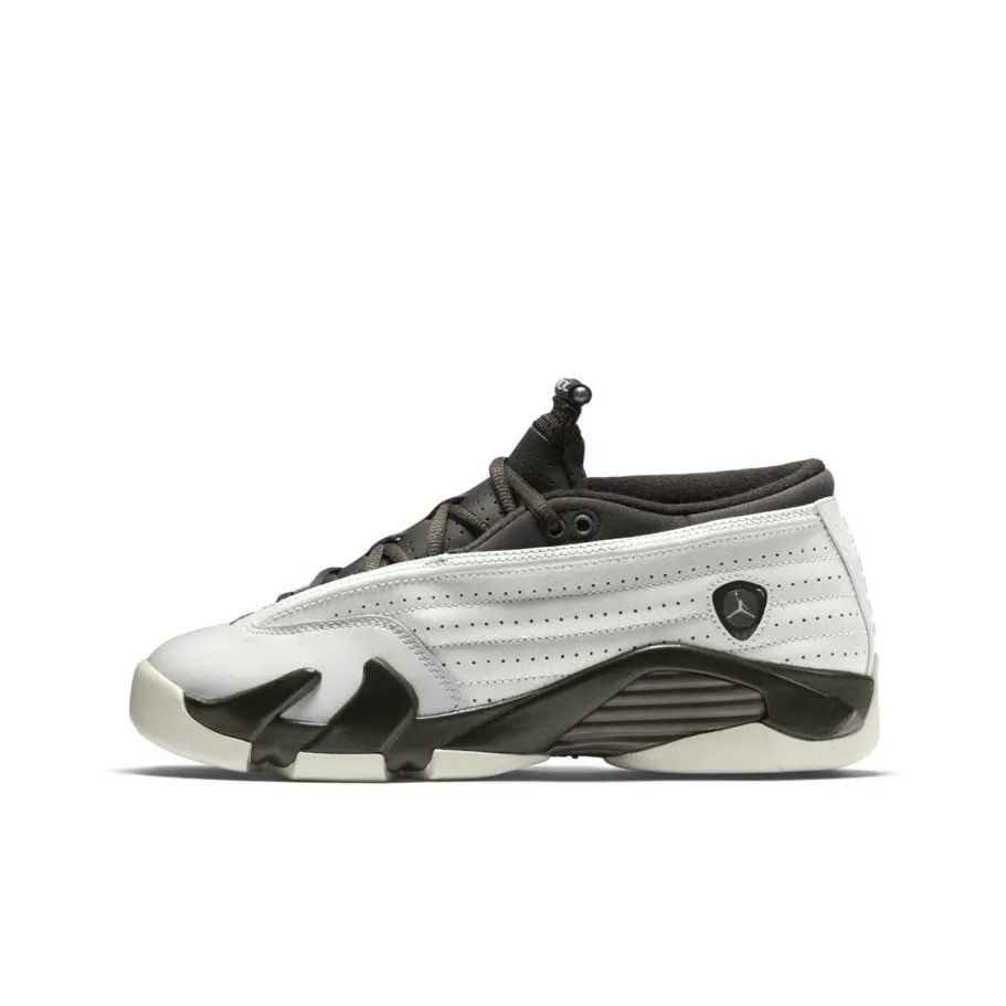 Jordan Air Jordan 14 Retro Low Phantom 2015 Low Top Винтажные баскетбольные кроссовки Женские Черный Белый