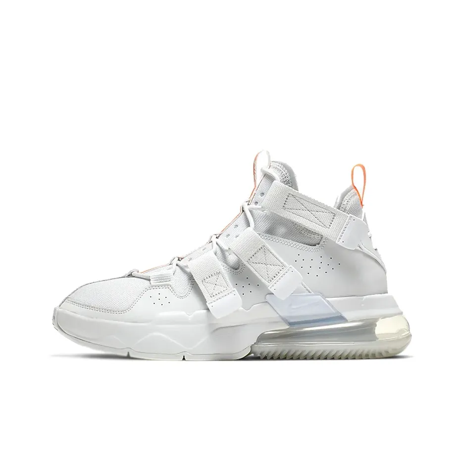 Nike Air Edge 270 Амортизаторы Shock противоскользящие MID Топ Винтажные баскетбольные кроссовки Мужской Чисто белый