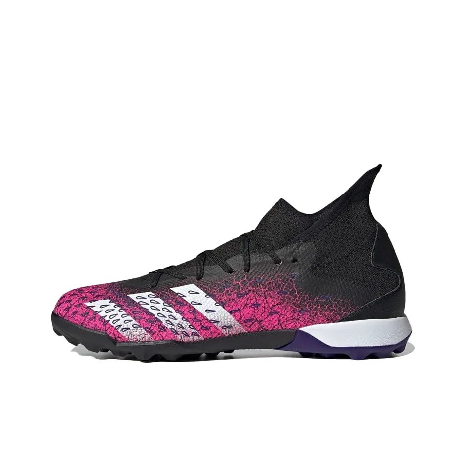 Adidas TF Шипы Устойчивые к абразиву Футбольные бутсы Мужские Черный Розовый