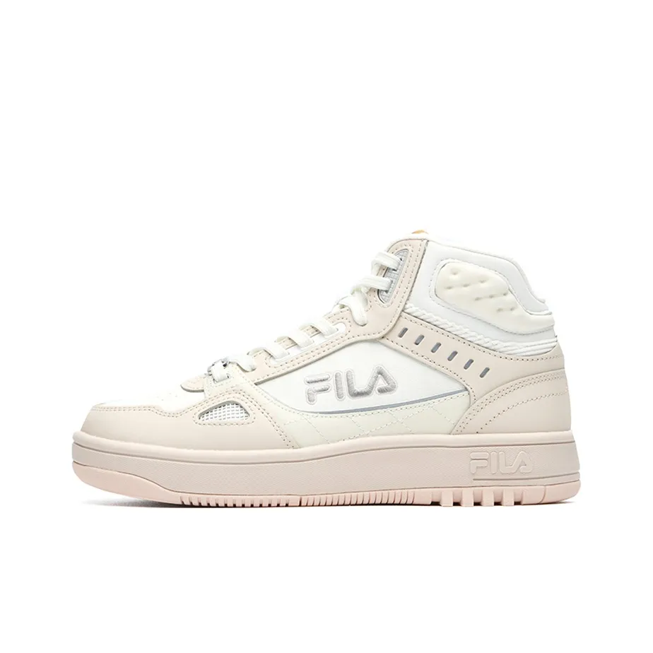 fila Mens High Top Pink/White Women's