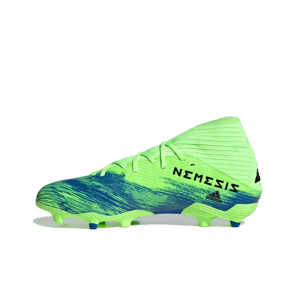Adidas Nemeziz 19,3 MG MULTI Ground Футбольные бутсы Мужские Зеленые Синие Устойчивые к истиранию и повреждениям
