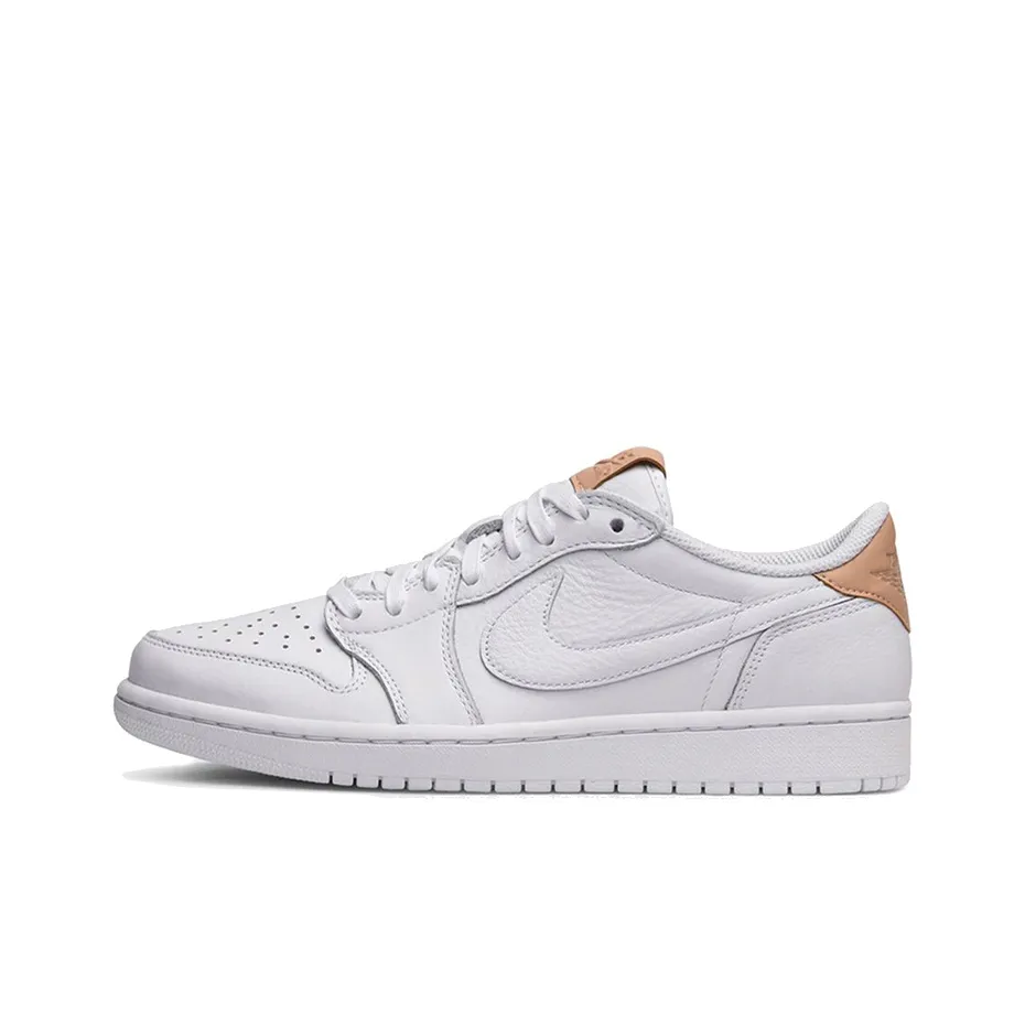 Jordan 1 Retro Low Og White Vachetta