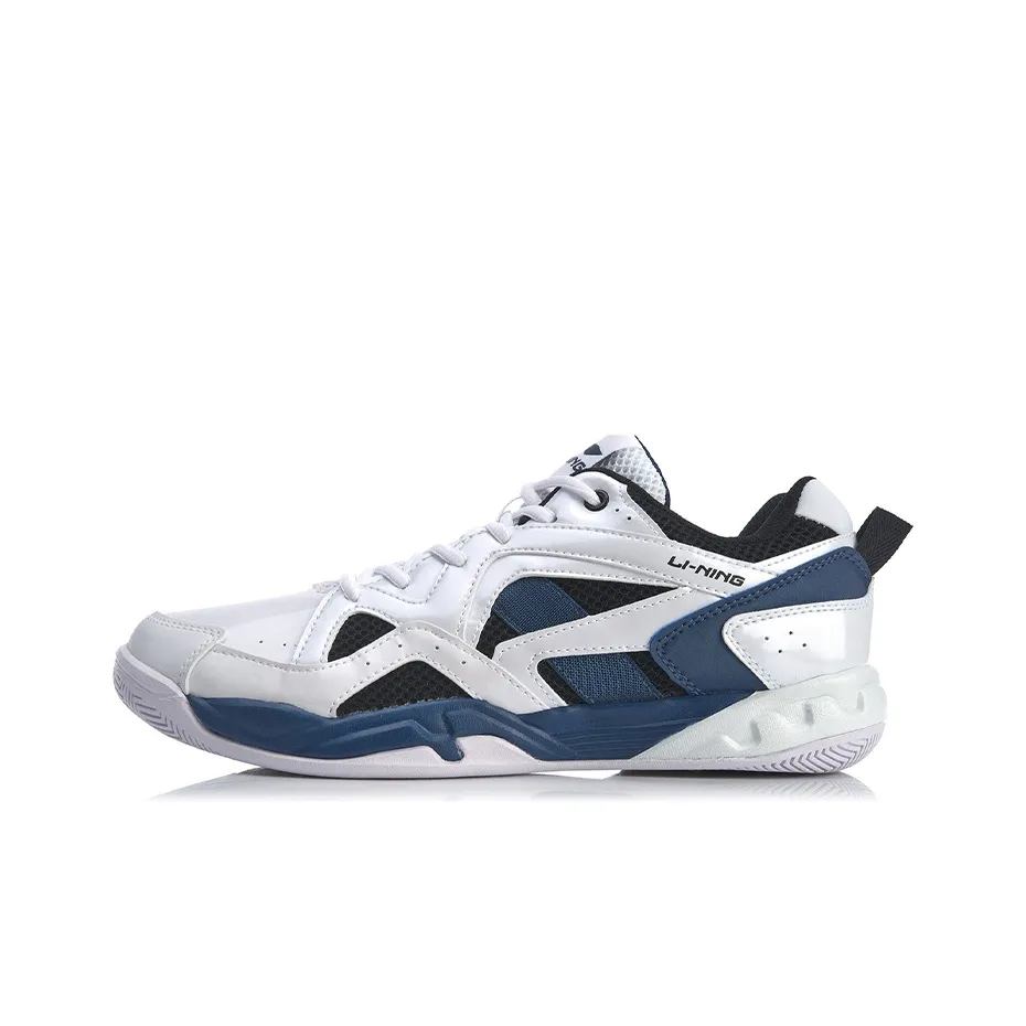 Лайнер Низкий Топ Бадминтон Обувь Мужская Белый Синий