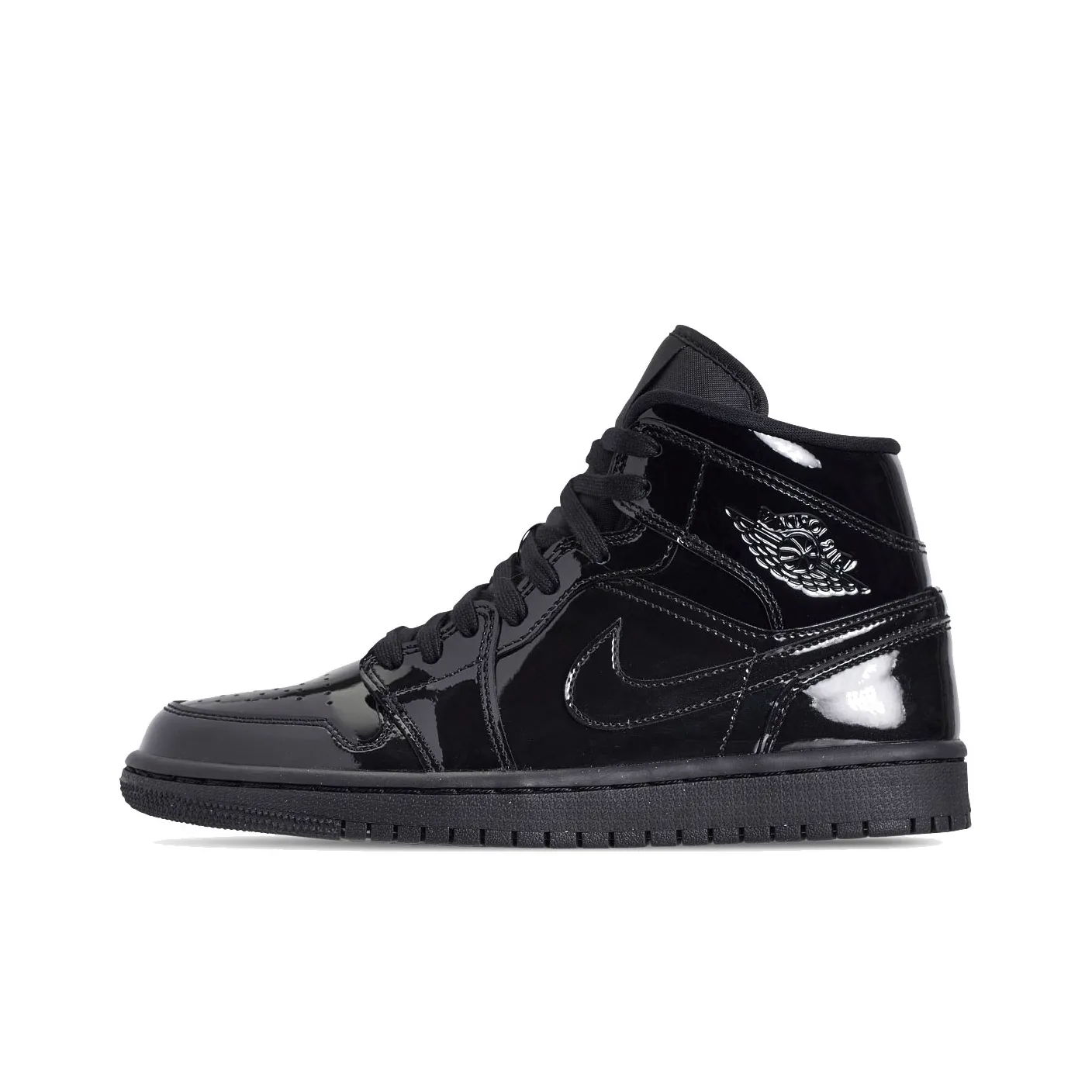 Air Jordan 1 Mid Patent Se 'Triple Black' Women's