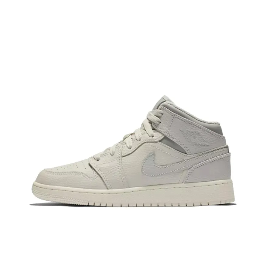 Jordan 1 Mid Light Bone/Wolf Grey