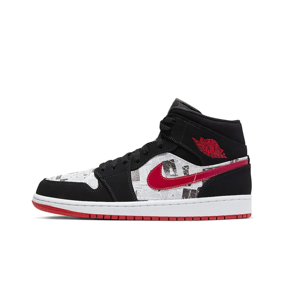 Air Jordan 1 Mid Se 'Newspaper Air Times'