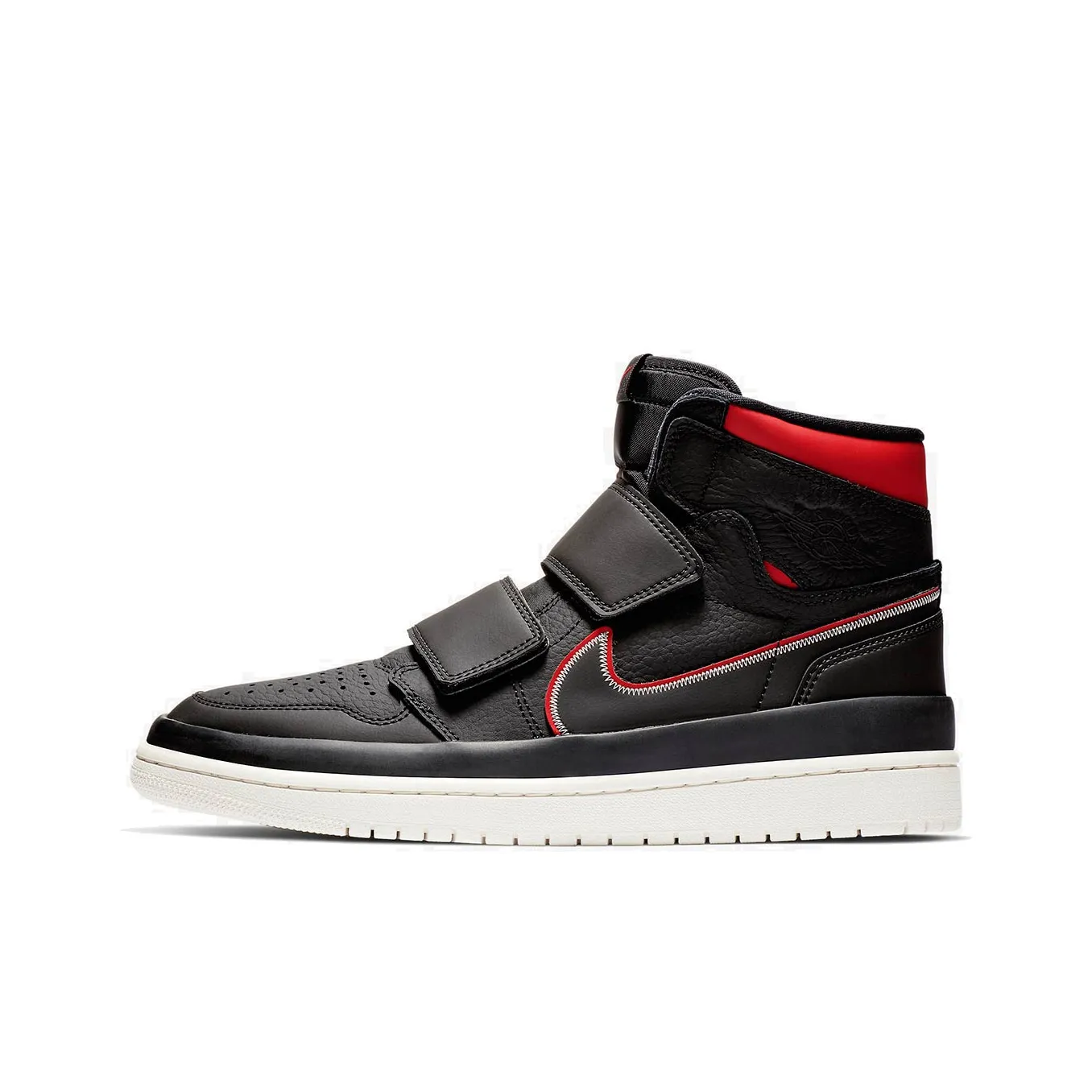 Jordan 1 Retro High Double Strap Black Gym Red