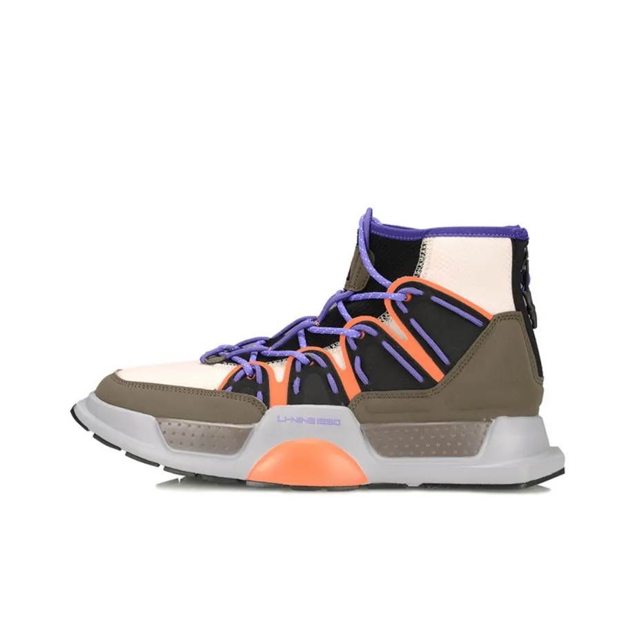 LINING Винтажные баскетбольные кроссовки High Top Мужские