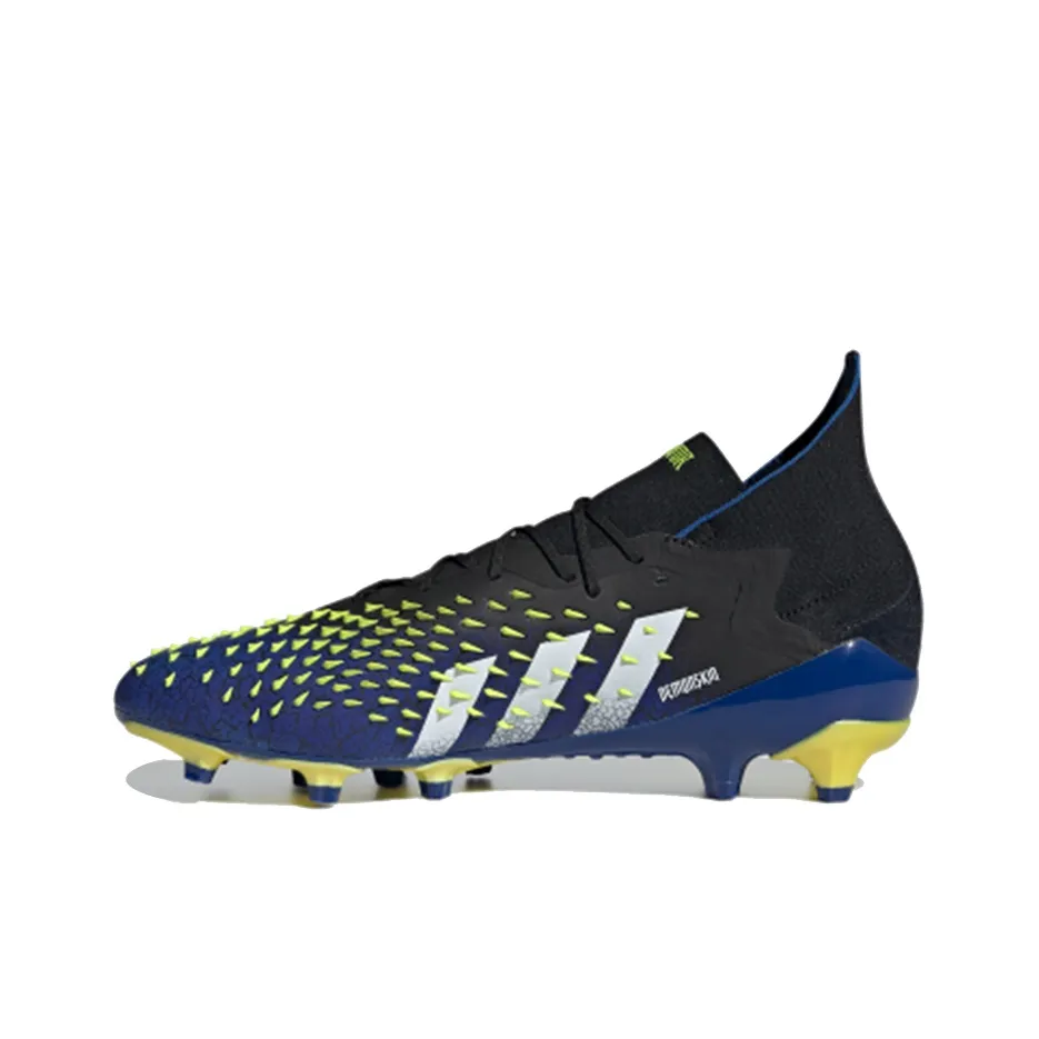 Adidas Predator Freak.1 AG Искусственный газон Искусственные шипы Дышащие футбольные бутсы Мужские Синий Белый Черный