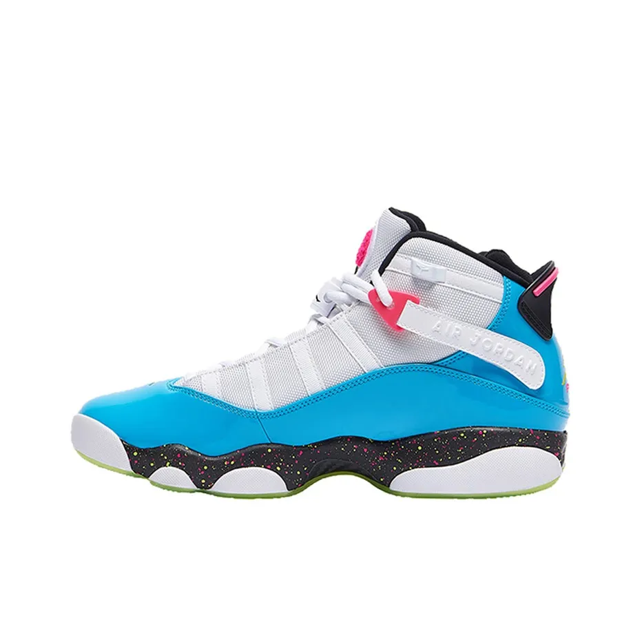 JORDAN 6 Rings first Light Blue Fury Cyber