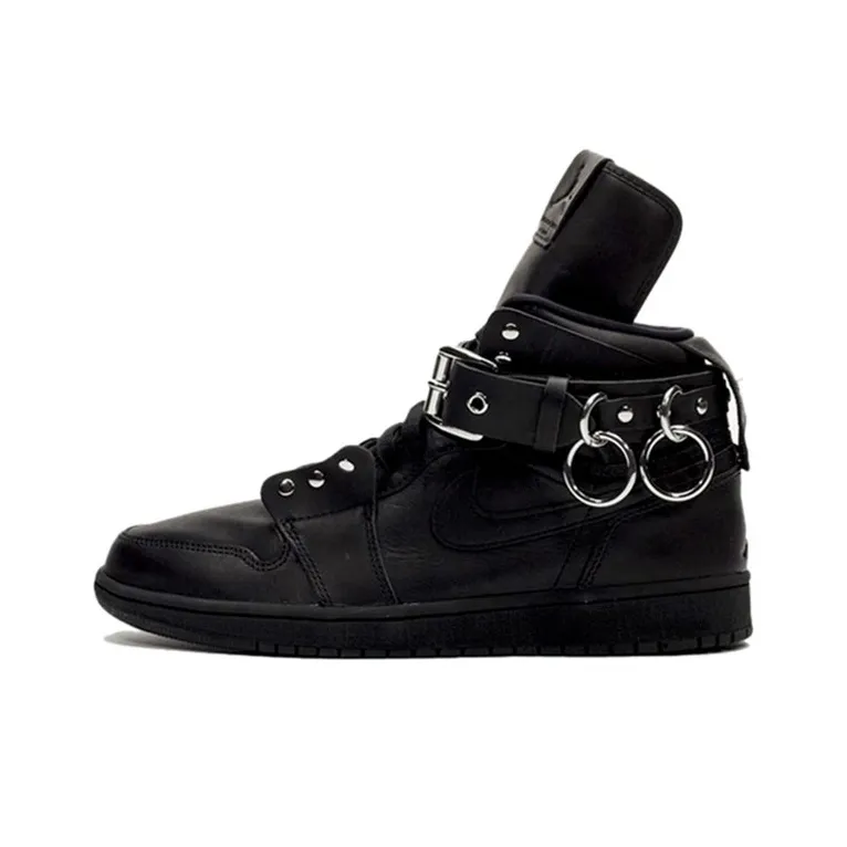 Air Jordan 1 Retro Strap High X Comme Des Garcons 'Black'