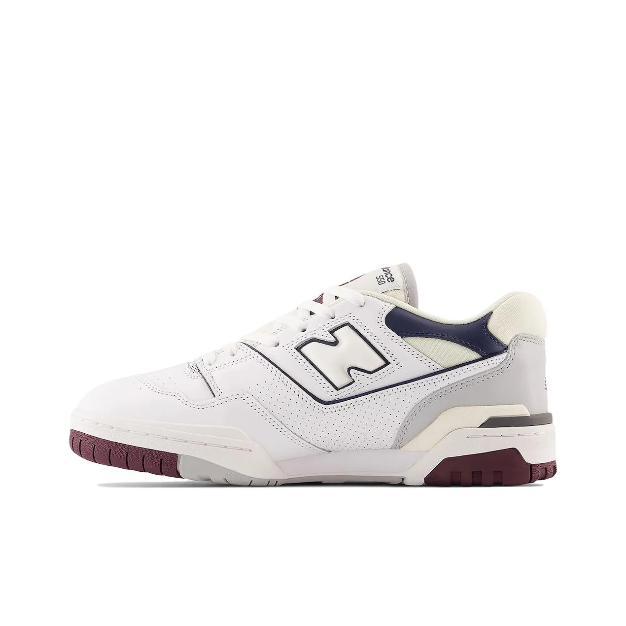 New Balance 550 'White/Indigo/Burgundy' Sneakers