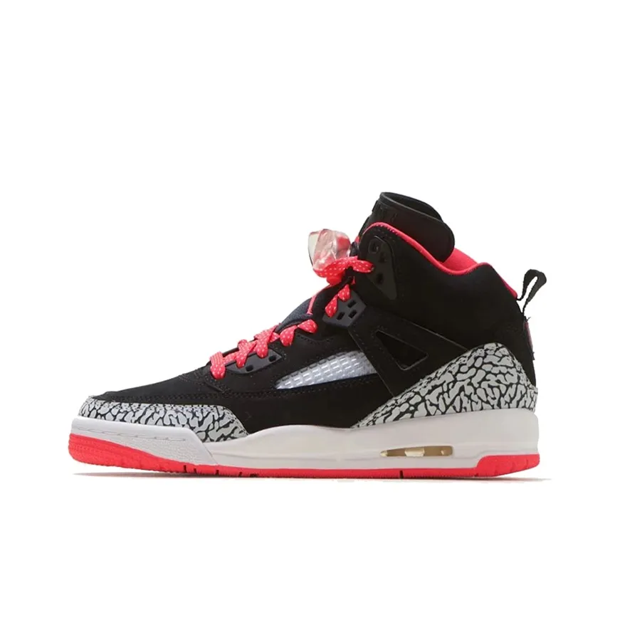 Jordan Spizike Vintage Basketball Shoes Women's High Top Black/White