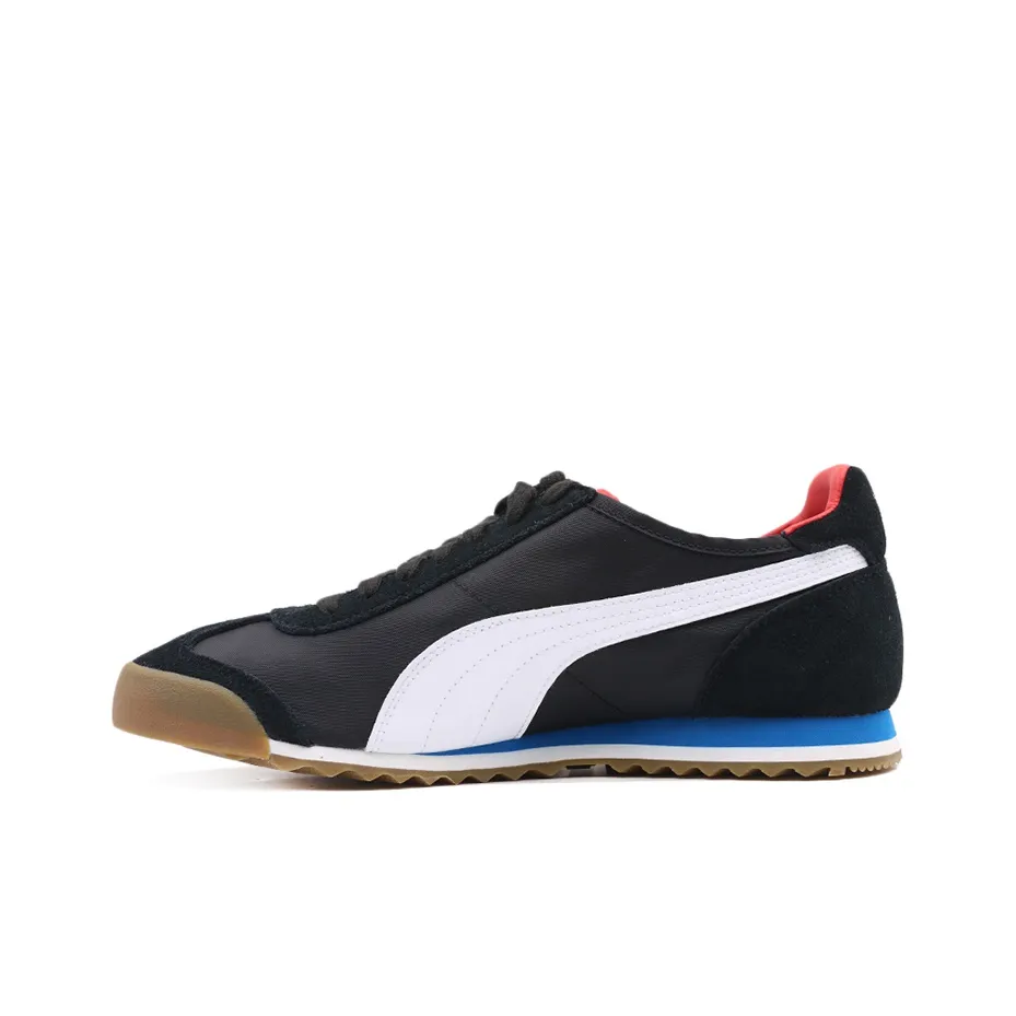 PUMA Roma OG Nylon Low Top Тренировочные Кроссовки Унисекс Черный Белый