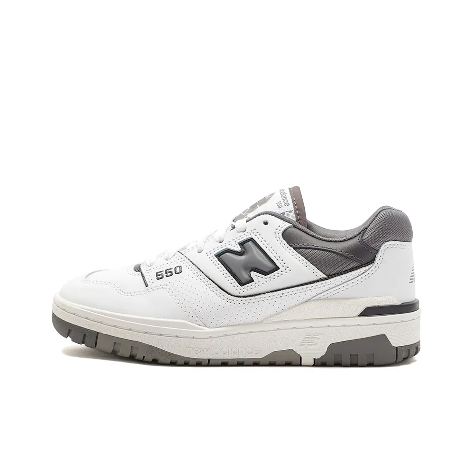 New Balance 550 White Grey Dark Grey