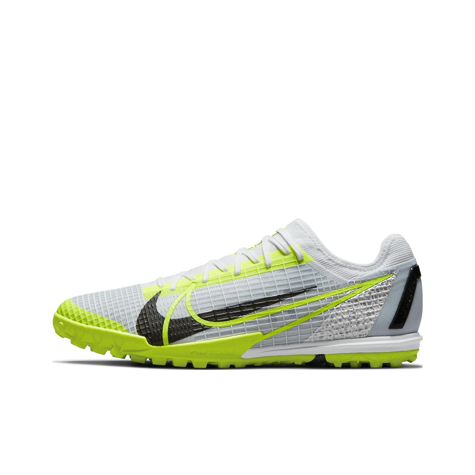 Nike Mercurial Vapor 14 Soccer Shoes Unisex Low-Top Gray/Green