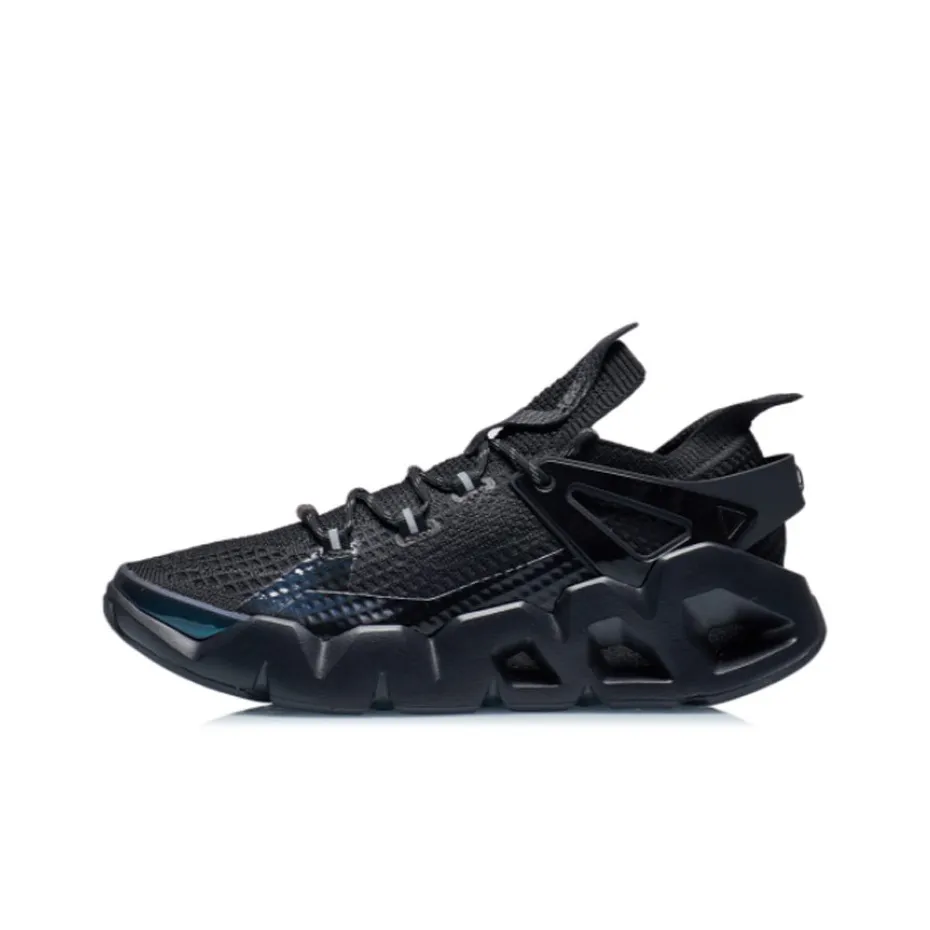 LiNing Essence 2.3 Delta Cushioning Breathable Low Top Vintage Basketball Shoes Women's Black