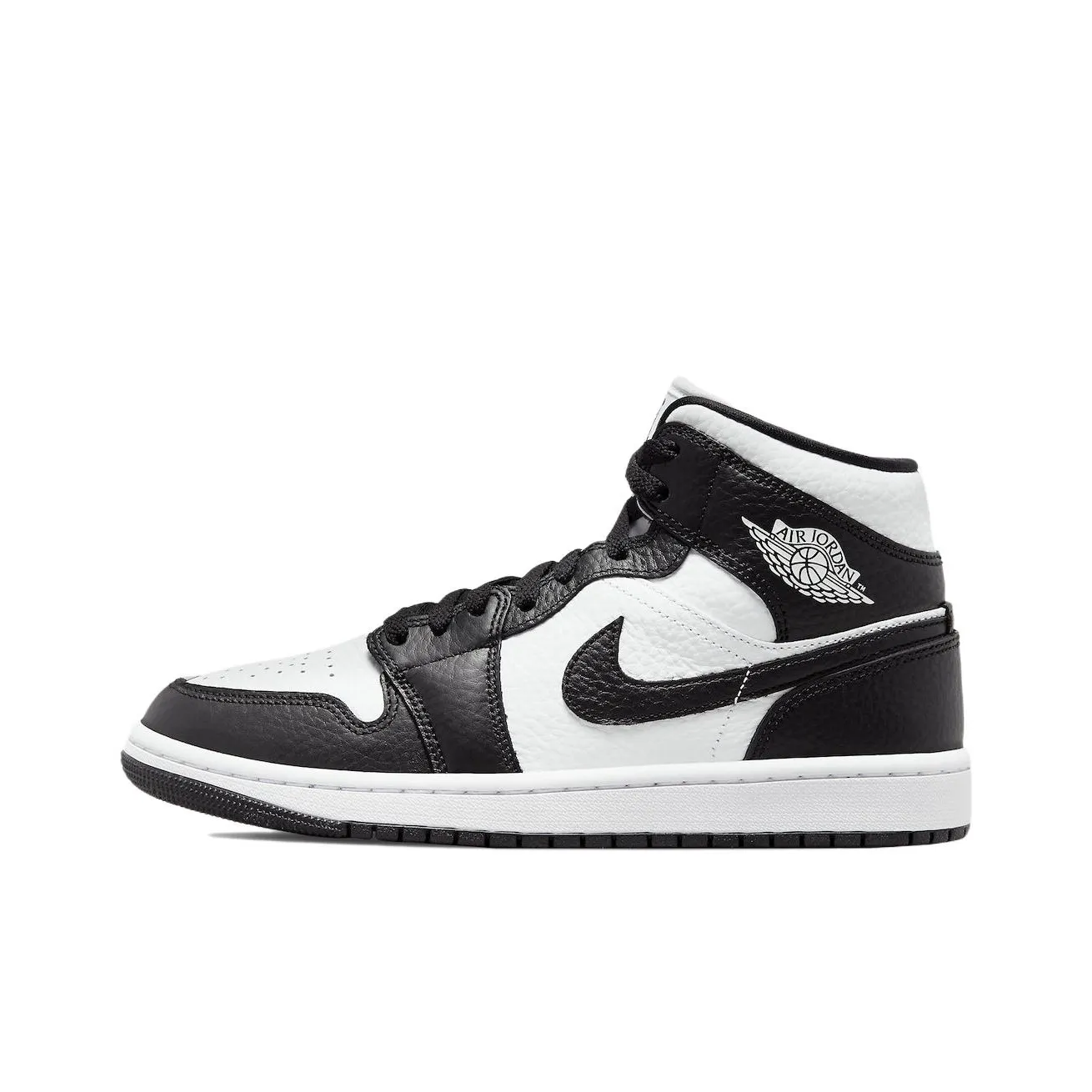 JORDAN 1 Mid Split Black White Women's