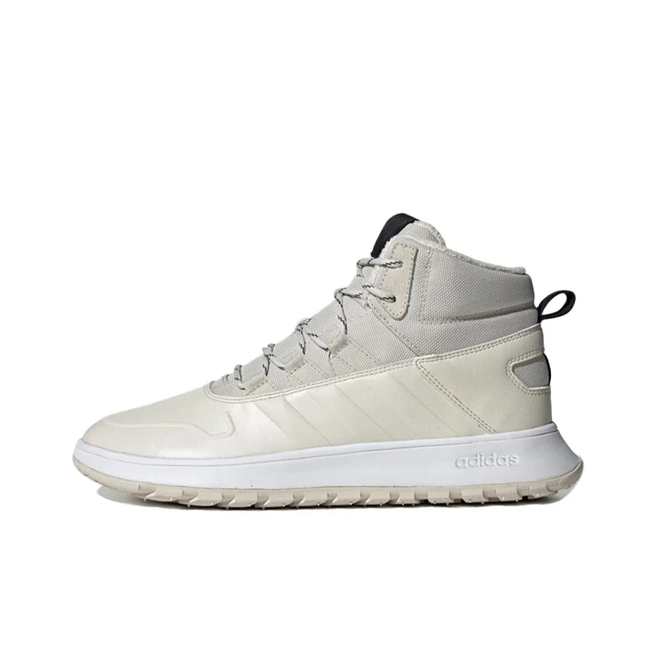 Adidas Neo FUSION STORM WTR Slip-resistant MID Топ Винтажные баскетбольные кроссовки Мужские Серый Белый