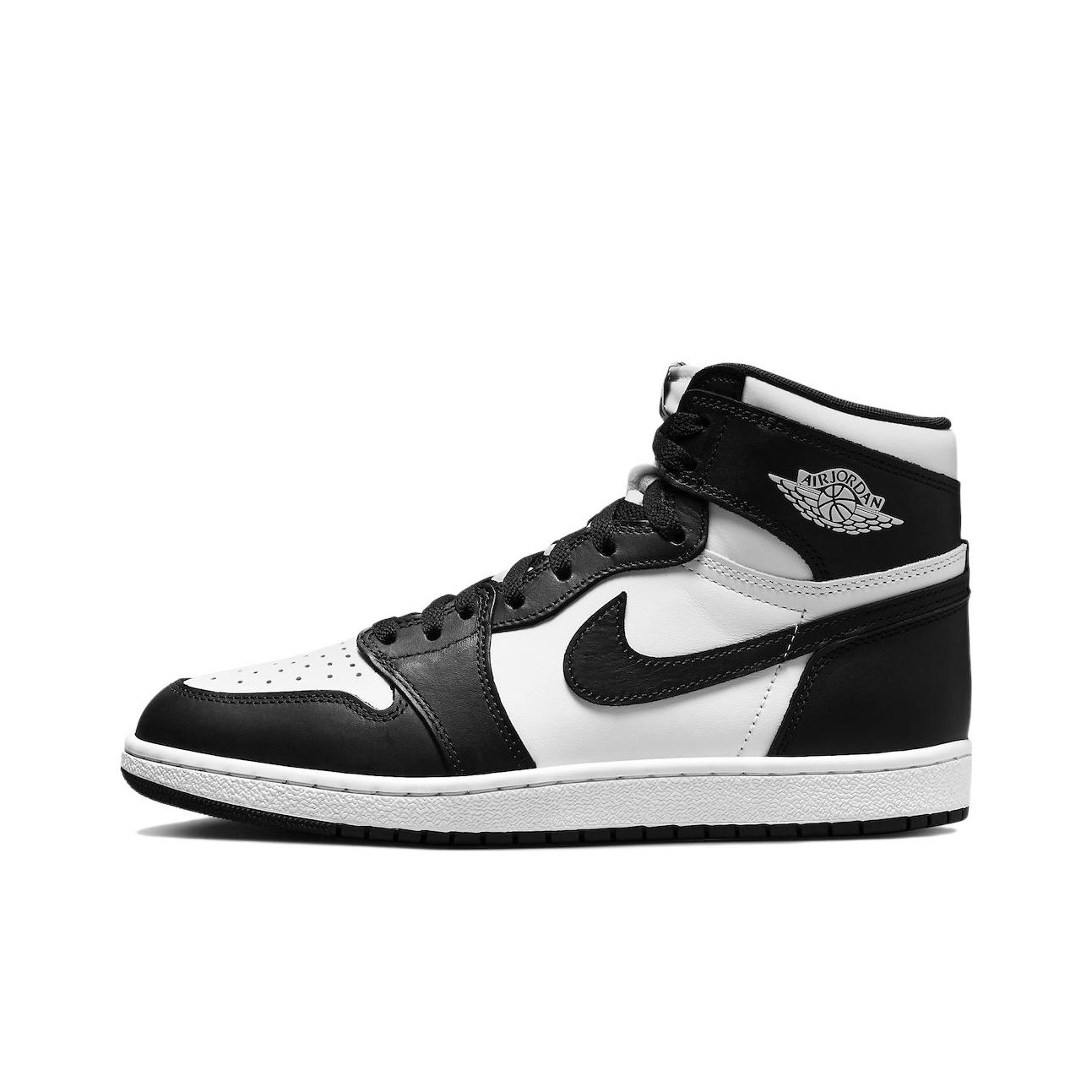 fake black and white jordan 1
