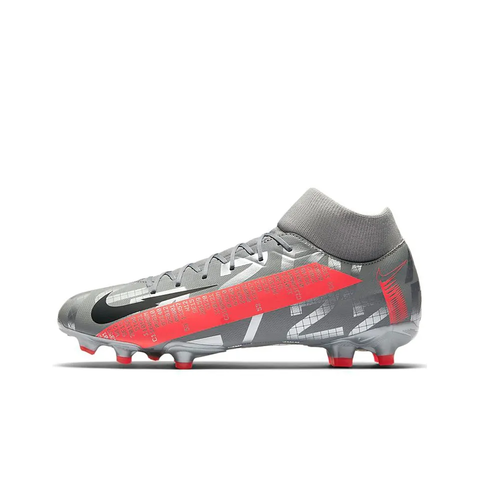 Nike Mercurial Superfly 7 Academy Mg Metallic Grey Crimson