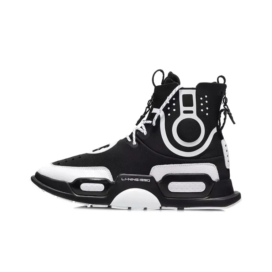 LINING Reburn Винтажные Баскетбольные Кроссовки Высокие Унисекс