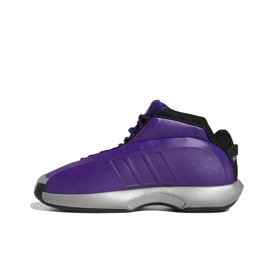 Adidas Crazy 1 'Regal Фиолетовый' Амортизаторы Шок-абсорбирующие Устойчивые к истиранию MID Топ Винтажные баскетбольные кроссовки Фиолетовый
